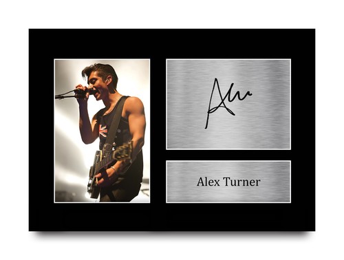 Alex turner signed pre printed - pre,