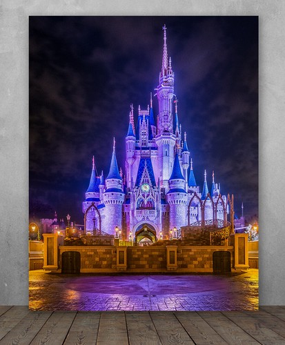 Poster foto notte castello - notte,