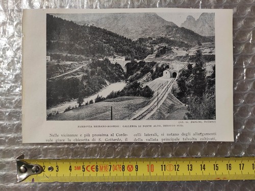 Belluno agordo ponte alto 1925 - ponte,