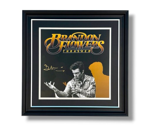 Brandon flowers signed photo - brandon,