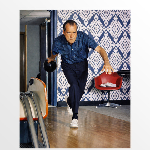 President nixon bowling - president,