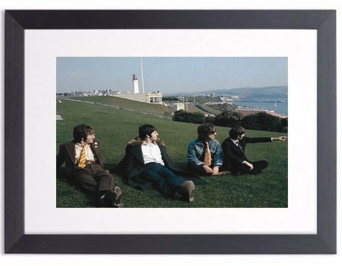 Black framed beatles plymouth - black,