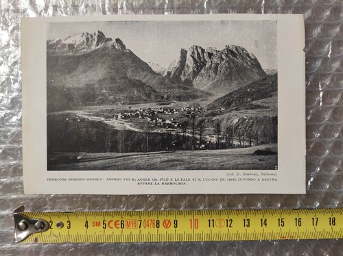 Belluno agordo dolomiti 1925 - agordo,